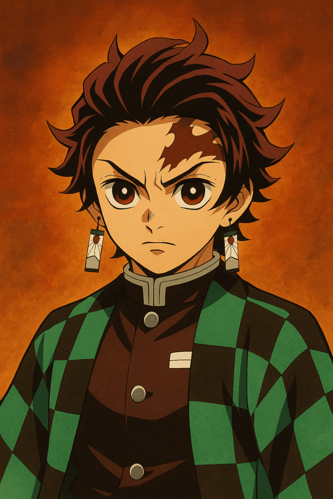 Demon Slayer Infinity Castle movie hero character poster (2025 Release)